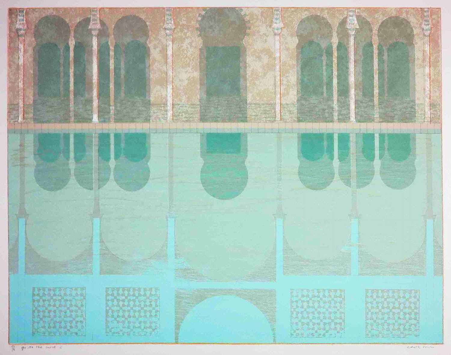 Edith Sont - Zeefdruk, Go to the mosk 2 kopen? Bied vanaf 20!