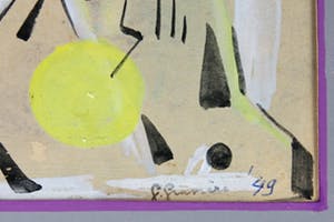 Gerard Grassere - Vroeg abstract werk, 1949 kopen? Bied vanaf 40!