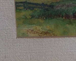 Willem Jansen - C4590-5, Polderlandschap met molen kopen? Bied vanaf 150!