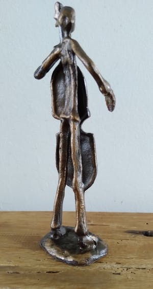 Brons (Onbekend) - beeldje van muzikant, abstract kopen? Bied vanaf 25!