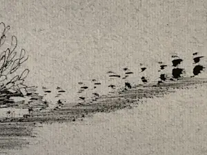 Melle Oldeboerrigter - Surrealistisch landschap kopen? Bied vanaf 110!