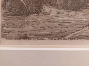 Niet of onleesbaar gesigneerd - Karel Kok visafvoer na de afslag Katwijk kopen? Bied vanaf 1!