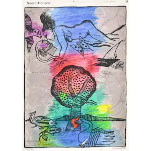 Corneille - Kleurenzeefdruk NOORD HOLLAND Handgesigneerd kopen? Bied vanaf 245!