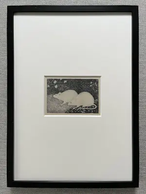 Jan Mankes - Originele Heliogravure 2 Muizen 1923 kaufen? Bieten Sie von 110!