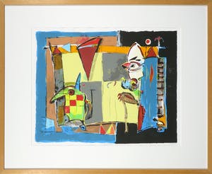 Cor de Jong - Zeefdruk, Ritueel - Ingelijst kopen? Bied vanaf 1!