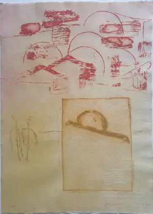 Jan Montyn - 4 ets / aquatinten - 1990 - 26/48 - Alle werken Handgesigneerd kopen? Bied vanaf 275!