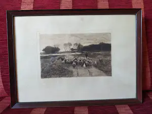 Anton Mauve (sr.) - herder met schapen kopen? Bied vanaf 50!