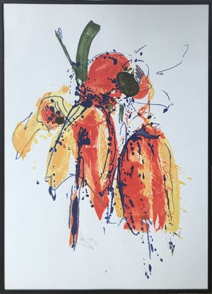 Arty Grimm - Zeefdruk, Zonder titel - Ingelijst kopen? Bied vanaf 60!