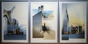 Richard Thomas Davis - 3 zeldzame zeefdrukken met verschillende titels verkocht voor € 84!