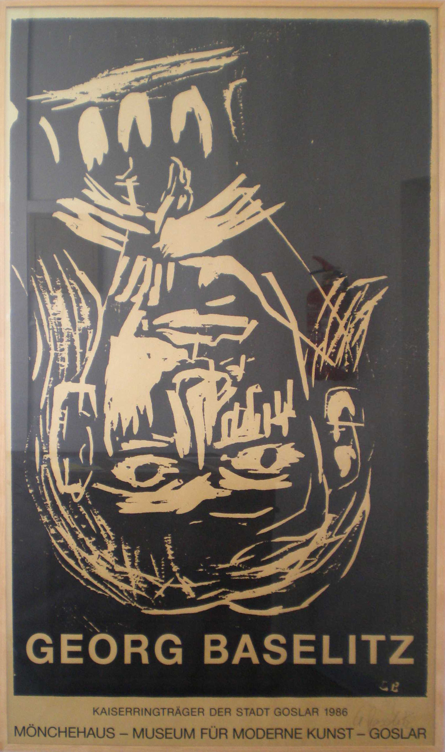 Georg Baselitz - Untitled (1986). Hand Signiert kopen? Bied vanaf 890!