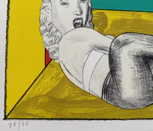 Pat Andrea - Gemengde druktechniek op papier | 'Kamer' | 1994 kopen? Bied vanaf 200!