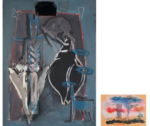 Ad Arma - + onbekend, Lot van twee originele werken op papier kopen? Bied vanaf 10!