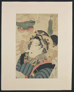 Toyokuni Utagawa II - Houtsnede, A courtesan waiting for her lover kopen? Bied vanaf 100!