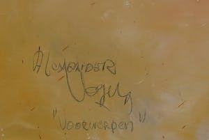 Alexander Vogels - Olieverf op doek, Voorwerpen (Zeer groot) kopen? Bied vanaf 500!