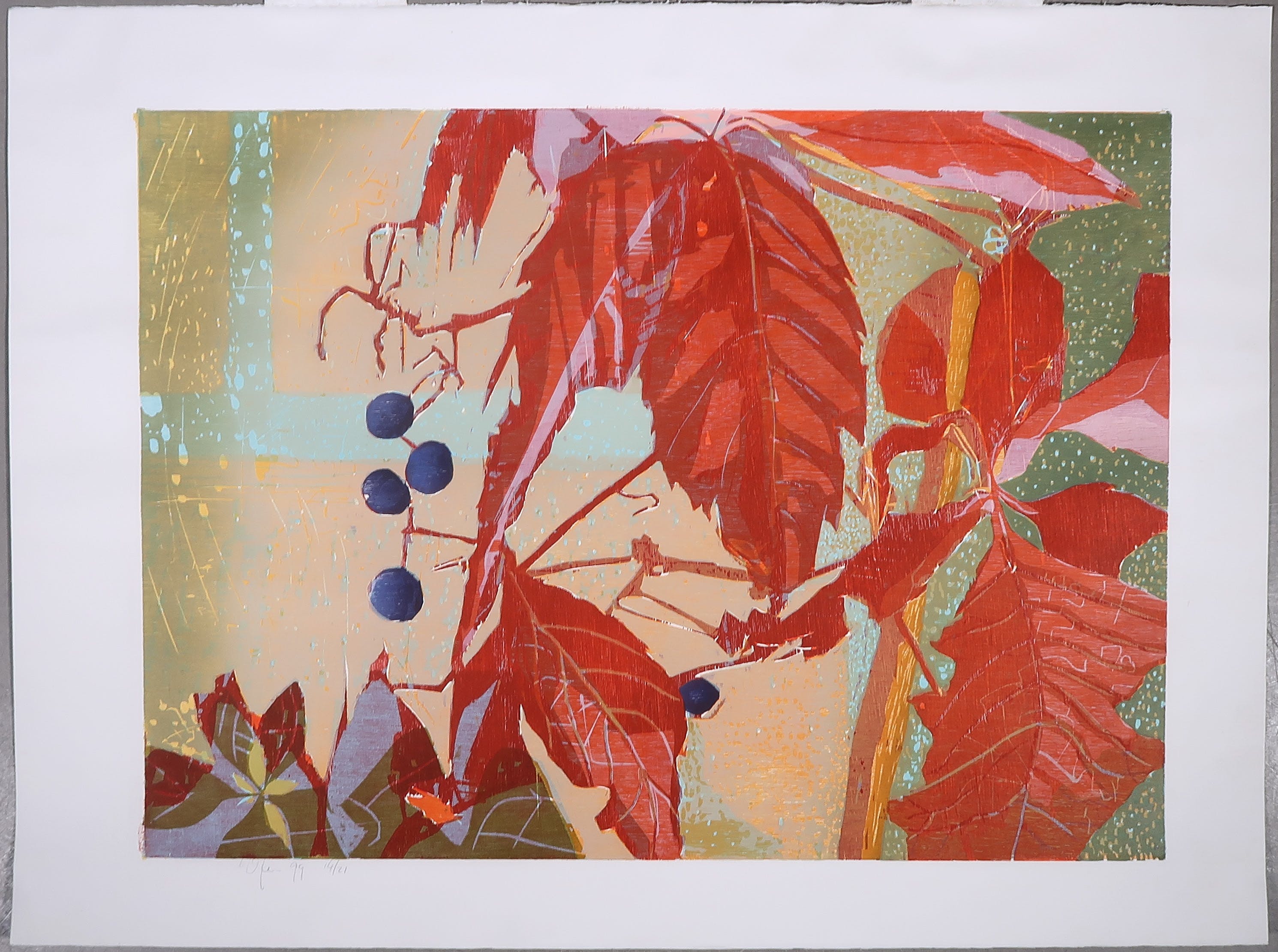 Vincent van Ojen - Houtsnede, Zonder titel  kopen? Bied vanaf 40!