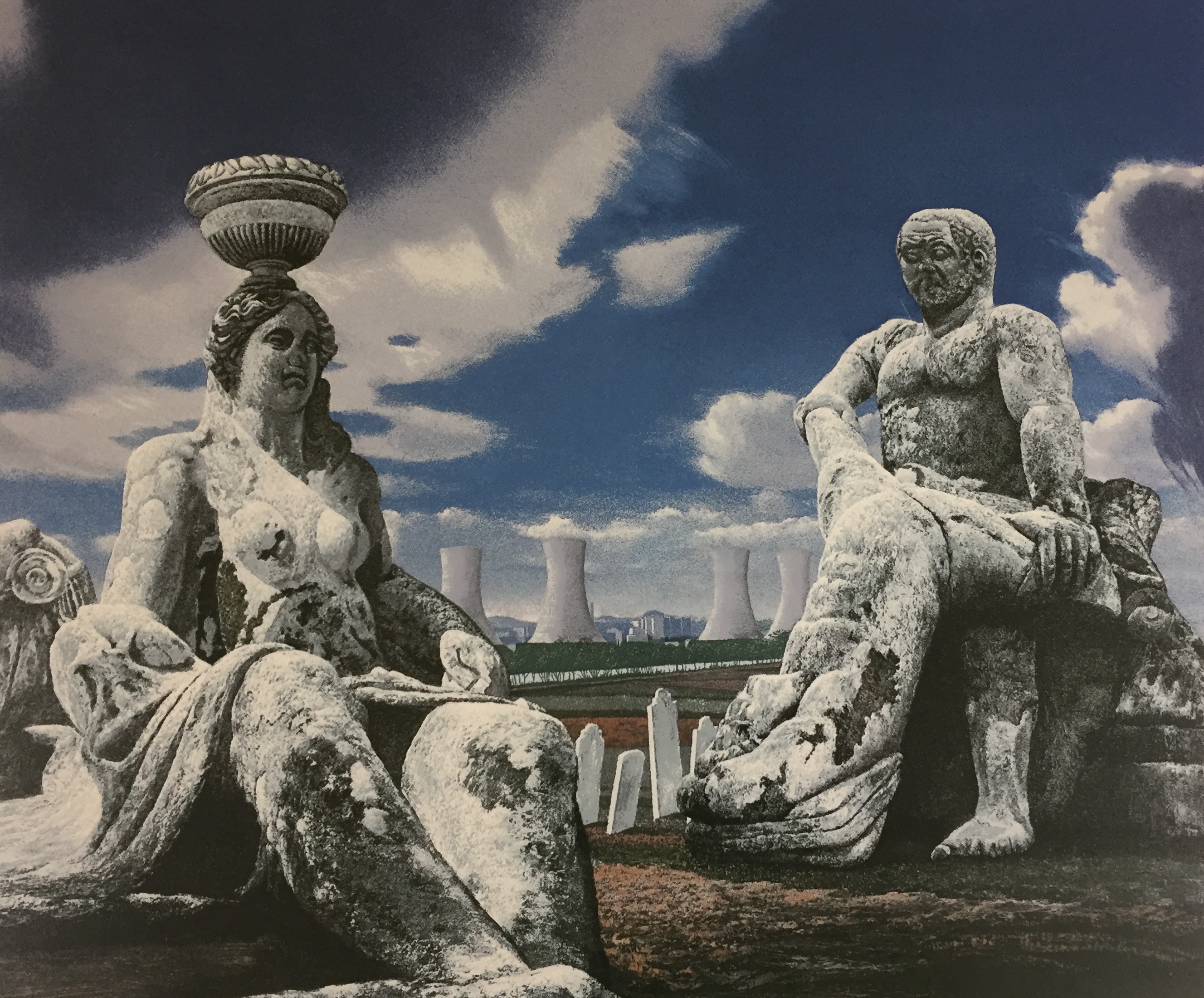 Carel Willink - prachtige litho, 'Onnodige getuigen', 1983, door Carel Willink zelf gesigneerd! verkocht voor € 975!