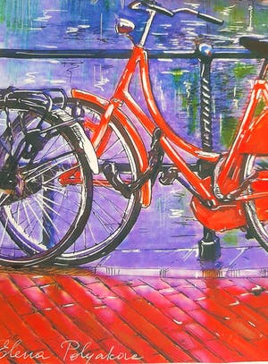 Elena Polyakova - Elena Polyakova - Red bike in Amsterdam kopen? Bied vanaf 85!