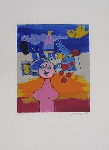 Corneille - Rêves Peints - Handgesigneerde Litho - 1989 - groot formaat verkocht voor € 175!