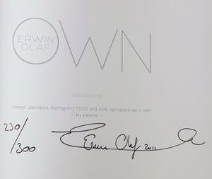 Erwin Olaf - Fotoboek, OWN XXL (Gesigneerd) kopen? Bied vanaf 800!