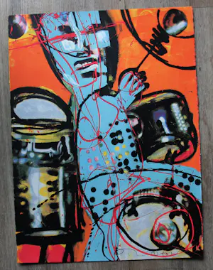 Herman Brood - De band, complete serie van vijf zeefdrukken kopen? Bied vanaf 1500!