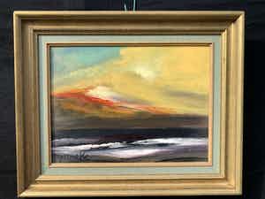 Paul Permeke - Olieverf schilderij: onweer over zee verkocht voor € 250!