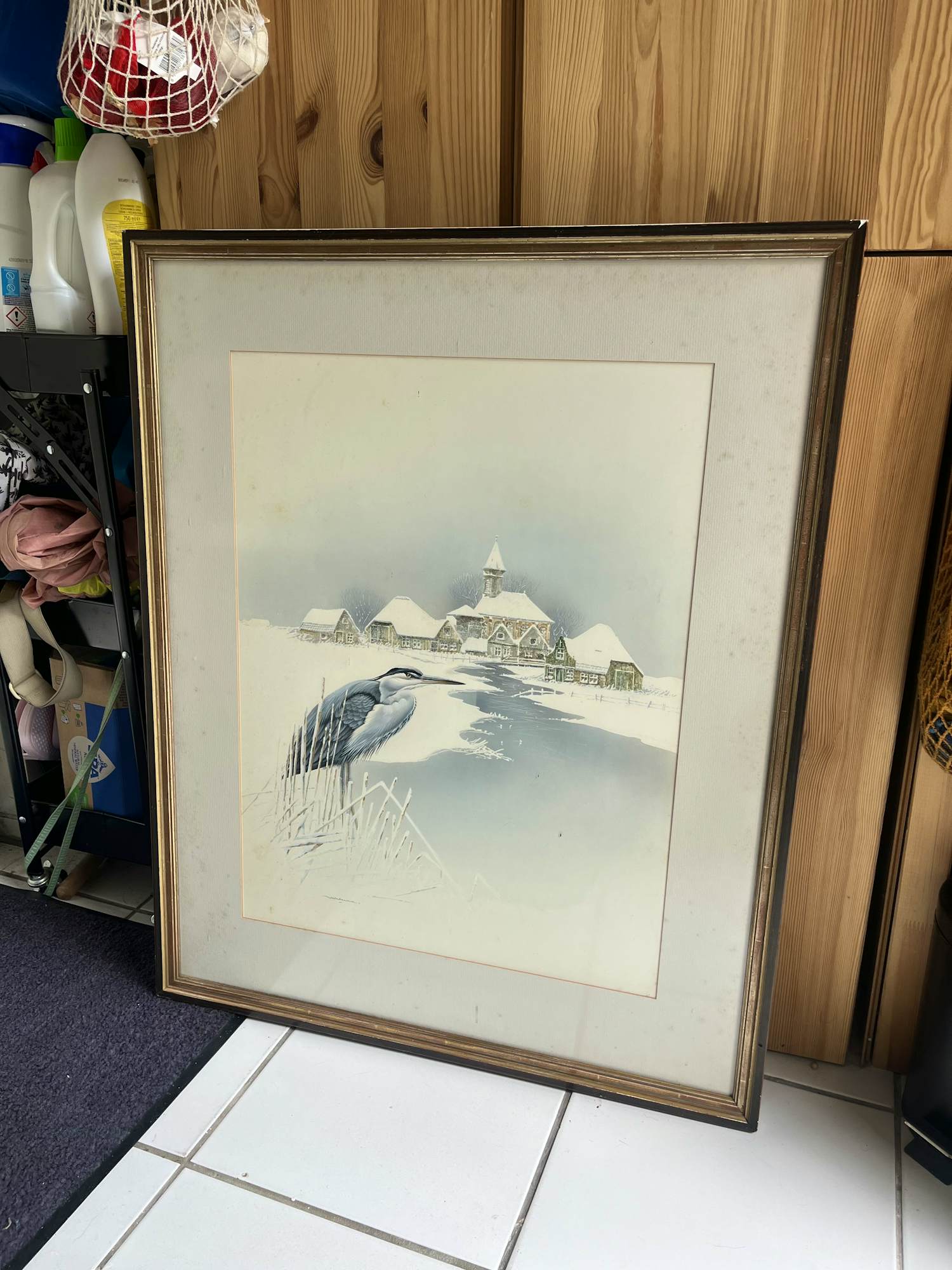 AcheterJan Weenink - Reiger in winterlandschap? Enchérissez de 200!