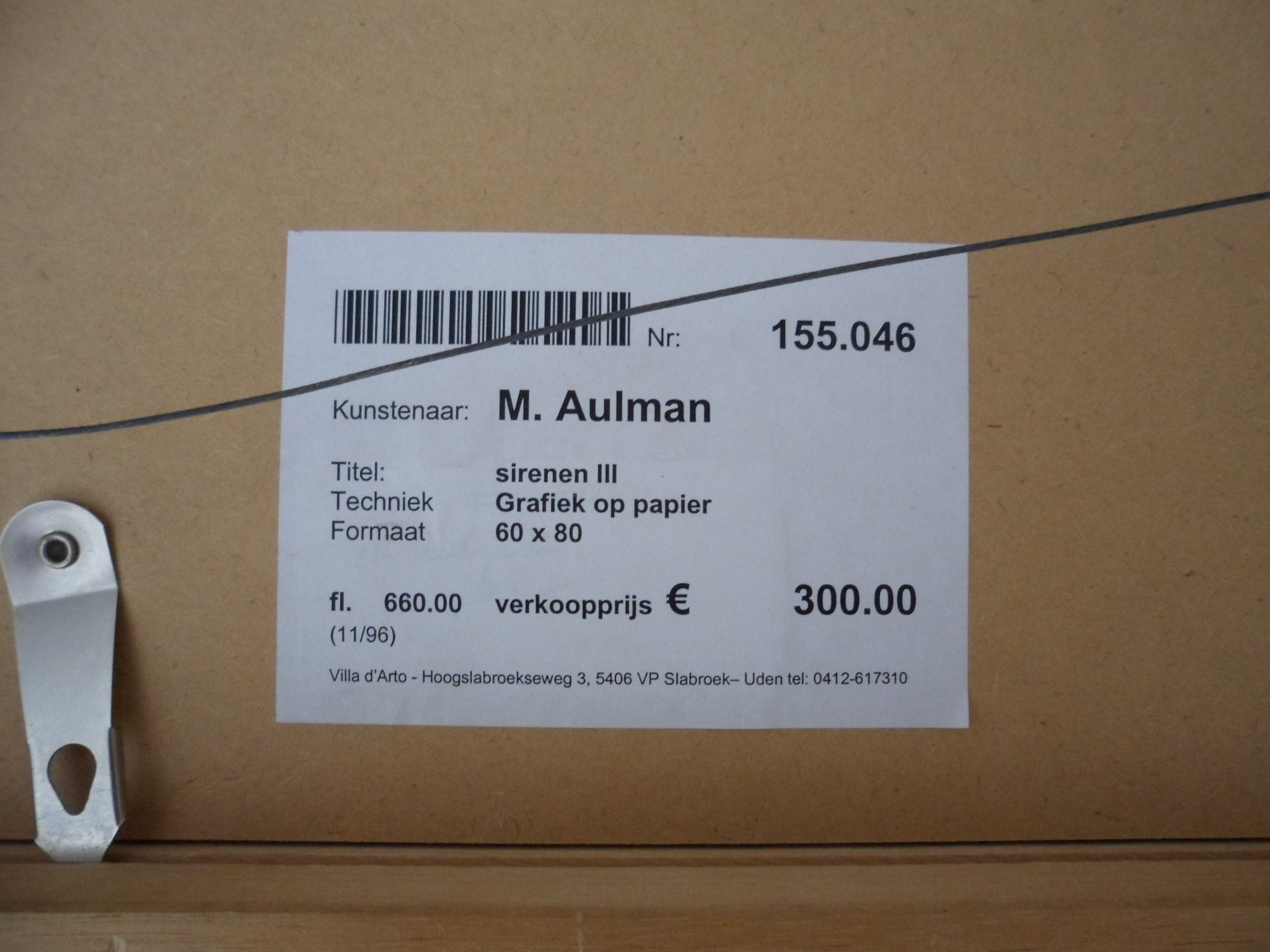 Marianne Aulman - Litho, titel: Sirenen III kopen? Bied vanaf 30!