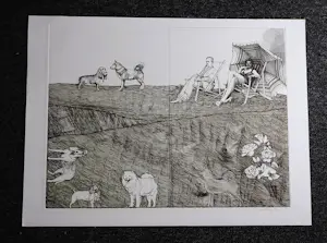 Aat Verhoog - Grote monochrome ETS "omtrent (gustav) Mahler" - kleine oplage (40) kopen? Bied vanaf 45!