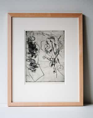 Ger Lataster - Zéér vroege ets uit 1954 verkocht voor € 239!