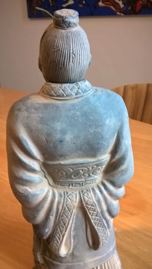 Niet of onleesbaar gesigneerd - "Wijze chinese krijgsheer" (Sun Tsu?) kopen? Bied vanaf 1!