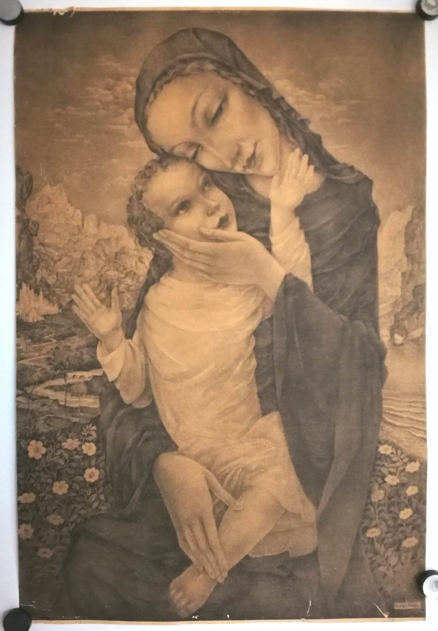 Willem Nijs - Madonna en kind. Groot. kopen? Bied vanaf 119!