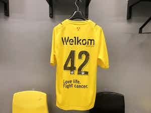 Swim to Fight Cancer wedstrijdshirt - Mario Bilate verkocht voor € 50!