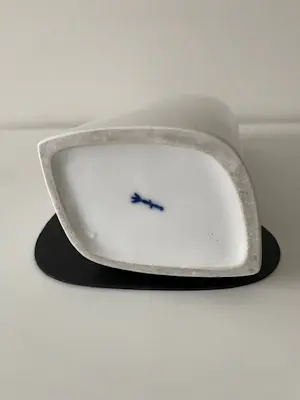 KPM Berlin - Fraaie zware modernistische vaas "Rhombus" Annelies Rudolph 1959 kopen? Bied vanaf 35!