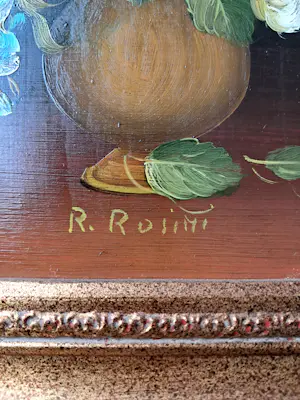 R. Rosini - Bloemen in vaas kopen? Bied vanaf 100!