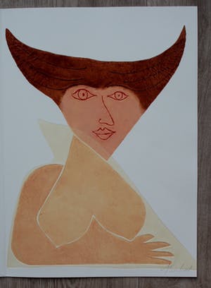 Reinhoud D'Haese - portfolio: 8 etsen en gedichten ( Hugo Claus) - 1997 kopen? Bied vanaf 725!