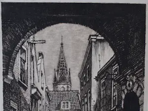 Cornelis Brandenburg - Z.t. ('t Steegje) - CB221M kopen? Bied vanaf 45!