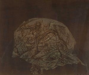 Karel C. Korfker - Titel onbekend, 1975 - Inkt op papier - BKR Aardenburg kopen? Bied vanaf 20!