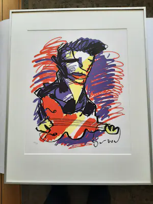 Herman Brood - Zeefdruk - Elvis kopen? Bied vanaf 275!