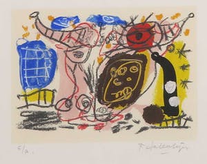 Kees Salentijn - Zeefdruk, Stiertje I kopen? Bied vanaf 1!