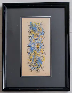 Theo Wolvecamp - Abstracte compositie kopen? Bied vanaf 175!