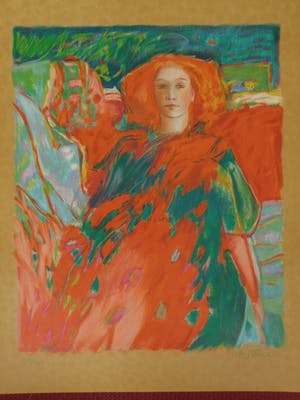 Claudia Steine - Lady in Red I kopen? Bied vanaf 25!