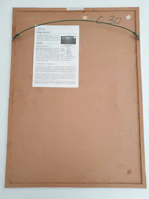 Roger Raveel - Man voor rode bakstenen muur kopen? Bied vanaf 1475!