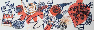 Corneille - Exhibition of new paintings (1971), publicatie met originele litho kopen? Bied vanaf 1!