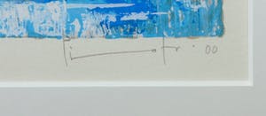 Piotr Konkel - Zeefdruk, Rising - Ingelijst kopen? Bied vanaf 35!