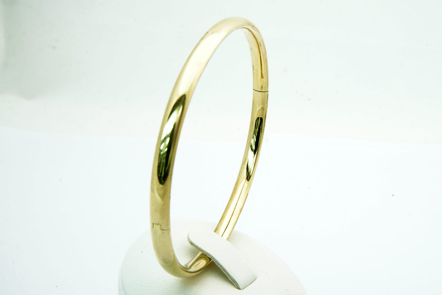 1062 - 14krt geel-gouden ovalen unisex "slaven" armband - gekeurd kopen? Bied vanaf 400!