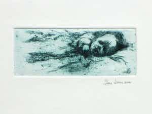 Poppe Damave - Baby in bed - Ets verkocht voor € 35!