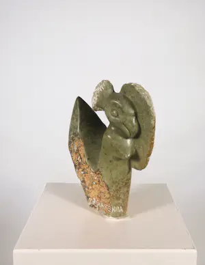 Christopher Kasina - en andere! Lot van drie stenen beelden kopen? Bied vanaf 1!