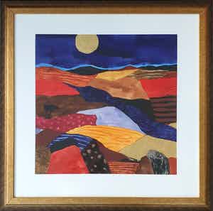 Ronald Boonacker - Aquarel - "Italiaans landschap" - Unica verkocht voor € 145!