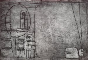 Jan Montyn - Klein geheim teken / Overtuigd isolement, ets kopen? Bied vanaf 125!