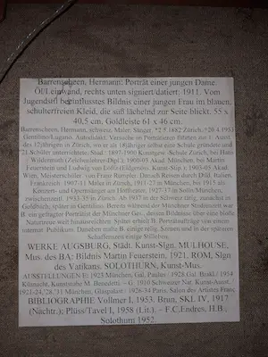Hermann Barrenscheen - Porträt einen junge dame kopen? Bied vanaf 150!